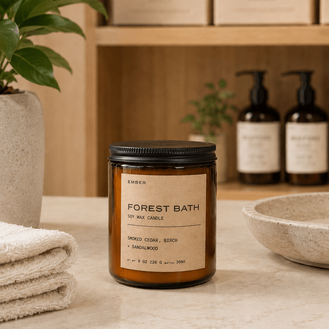 Custom Private Label Candle Collection for Wellness, Salon and Spa Brands